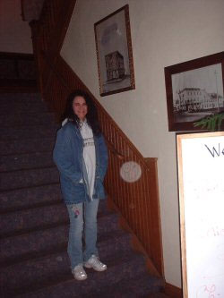 Terri on steps
